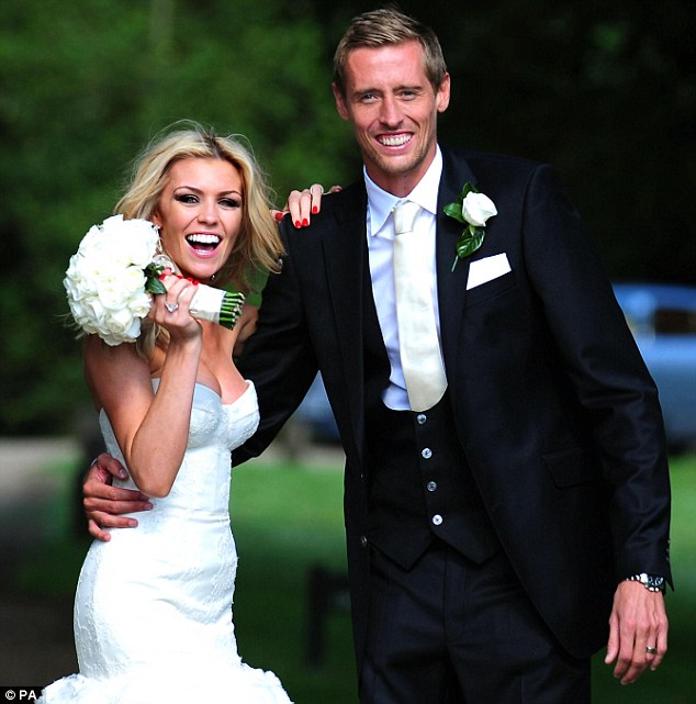 Abigail Clancy and Peter Crouch