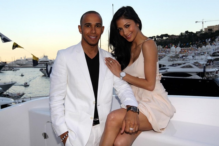 Lewis Hamilton and Nicole Scherzinger