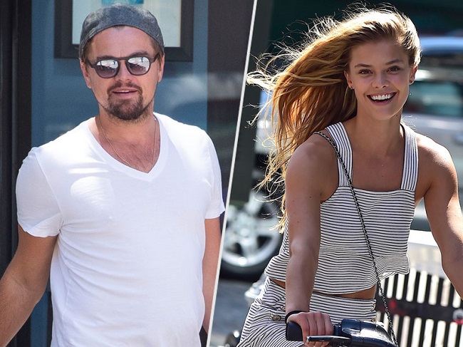 Nina Agdal and Leonardo Di Caprio