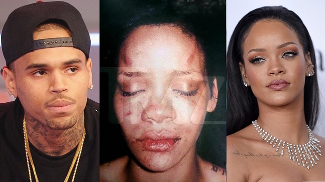 Chris Brown and Rihanna