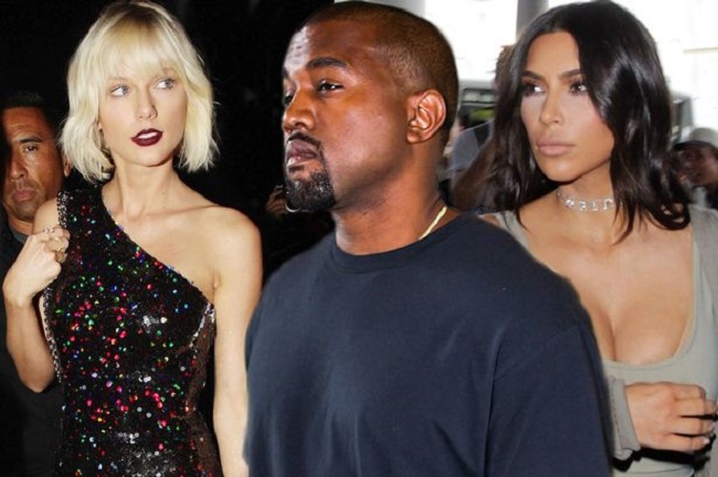 Kanye West and Kim Kardashian vs Taylor Swift