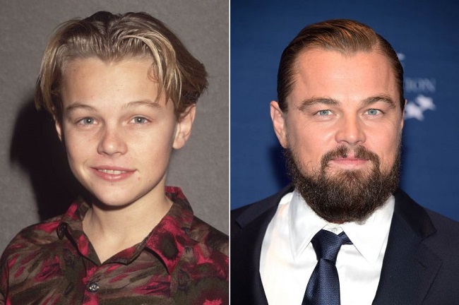 Leonardo DiCaprio as a kid