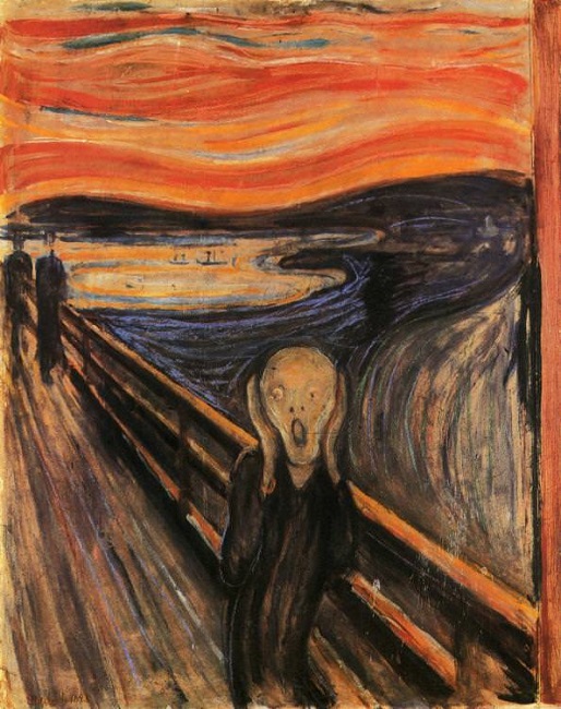 painting The Scream