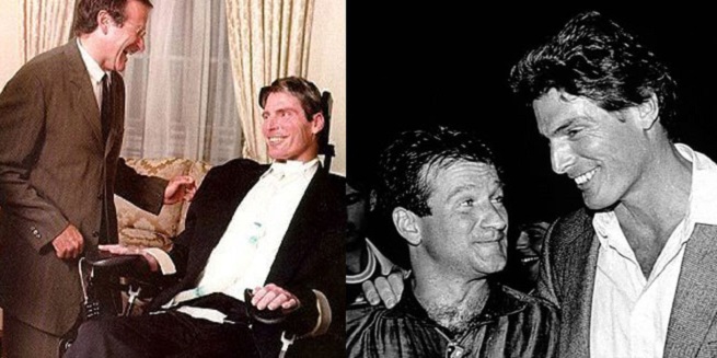 Robin Williams with Christopher Reeve