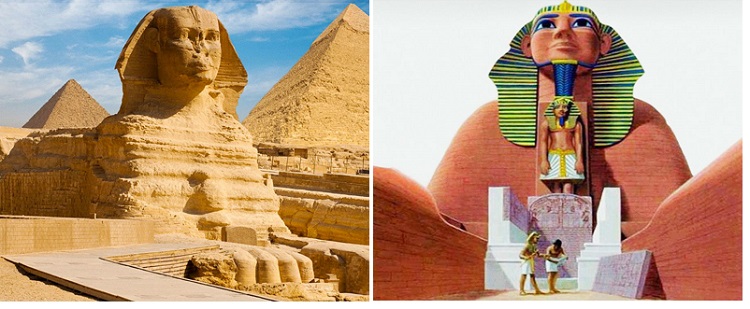 The Sphinx’s original appearance