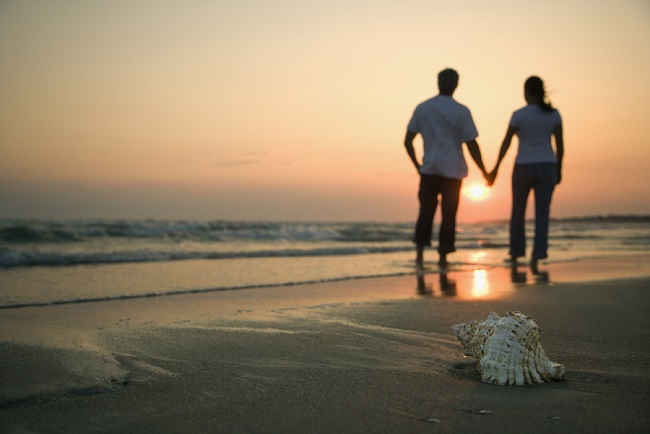 holding hands together