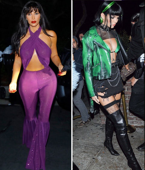 Kim Kardashian and Kendall Jenner Halloween Costume 2017