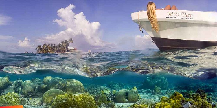 largest coral reef system and pristine beaches