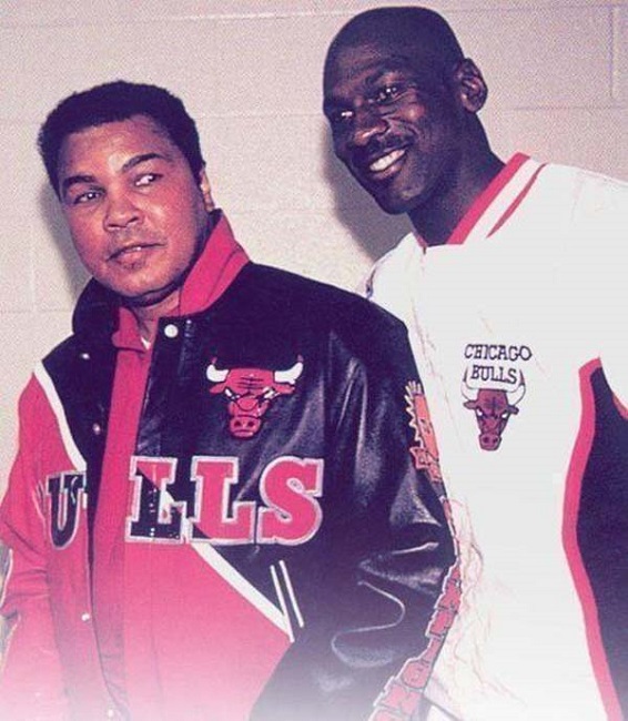 Legends Muhammad Ali and Michael Jordon