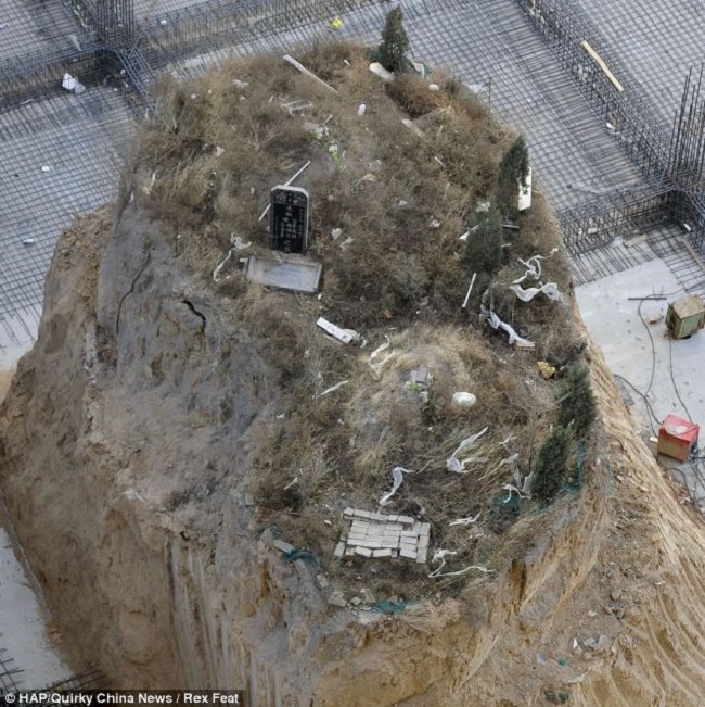 Nail Grave in Taiyuan China