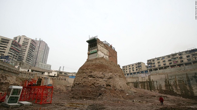 Nail House in Western China