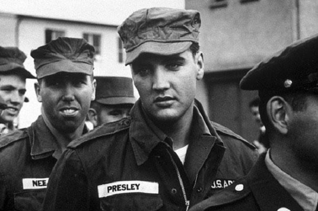 photograph of Elvis Presley