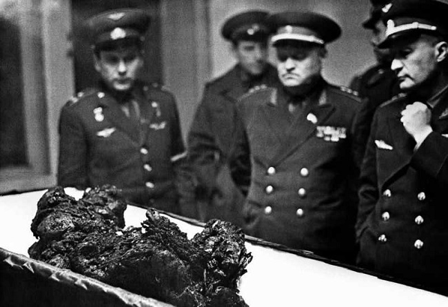 remains of Vladimir Komarov,