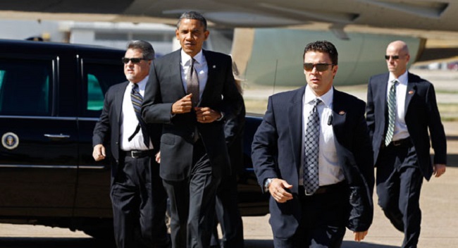 secret service agents wearing sun glasses