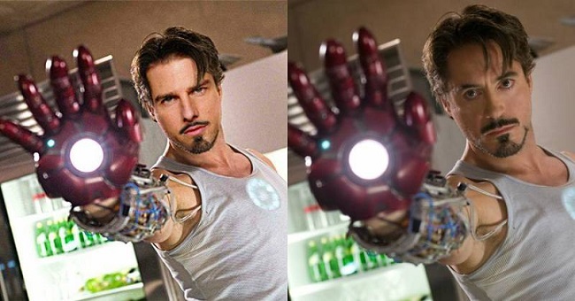 Tom Cruise as Tony Stark