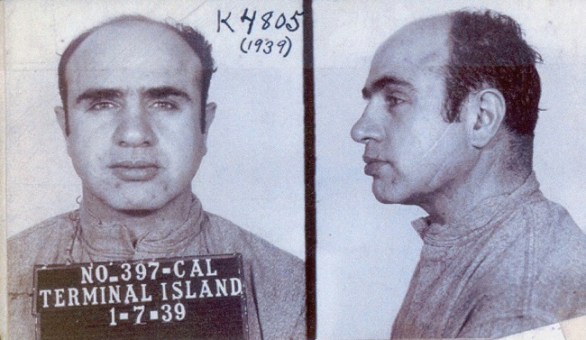  Capone’s mind started degenerating in Alcatraz