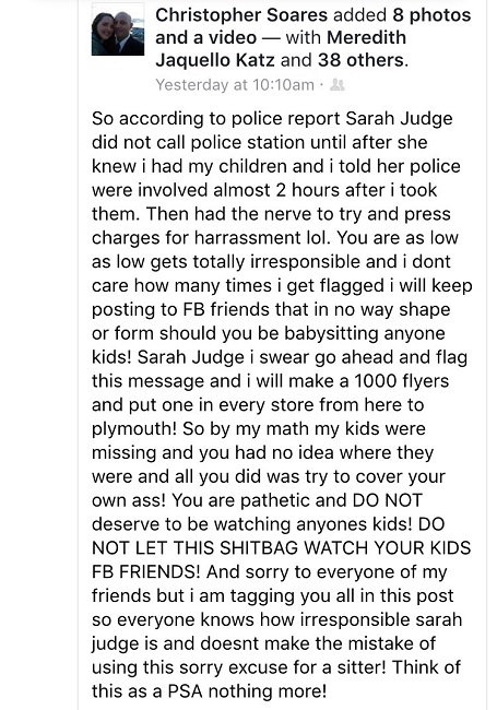 He reported her to the police