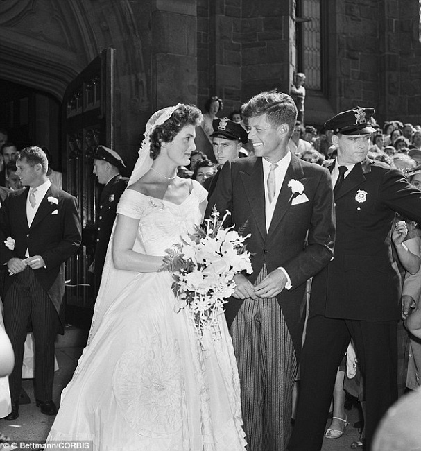 John F. Kennedy and Jackie Bouvier