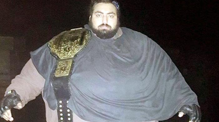 Kizar Hayat Khan claims to be the strongest man in the world