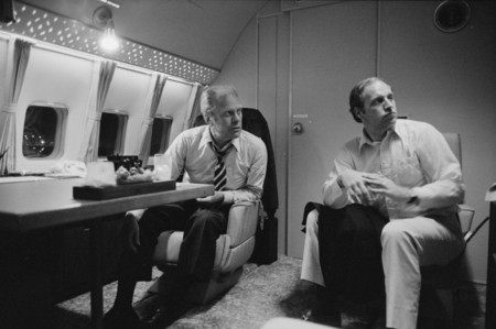 President gerald ford aboard air force one