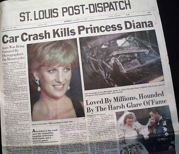 Princess Diana death news