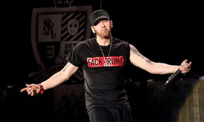 Trump is good for racism says Eminem