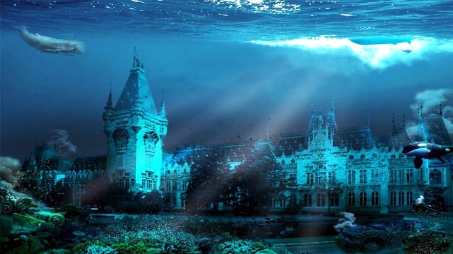 Underwater city on Earth and Aliens