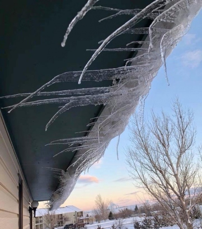 When winds shape ice