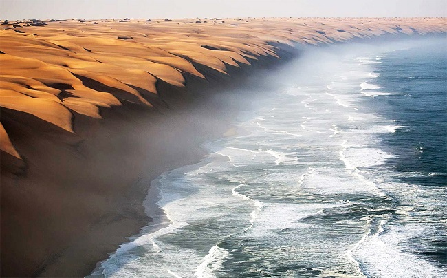 Where the desert meets the sea