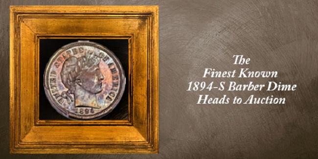 1894 barber dime auction