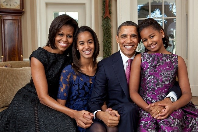 Barack Obama Family Portrait