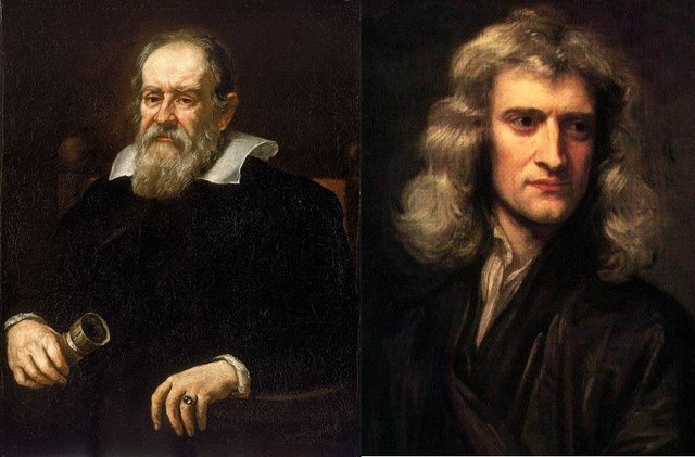 Galileo died the same year Newton was born