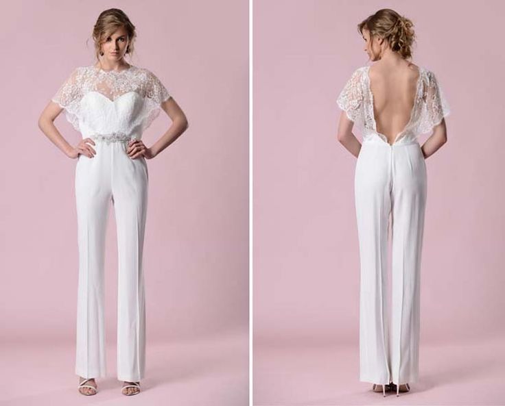 Jump Suit Wedding Dress