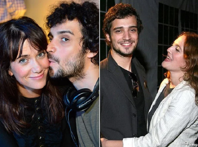 Kristen Wiig, Drew Barrymore and Fabrizio Moretti