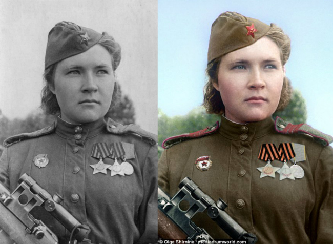 Lubya Makarova Russian Sniper