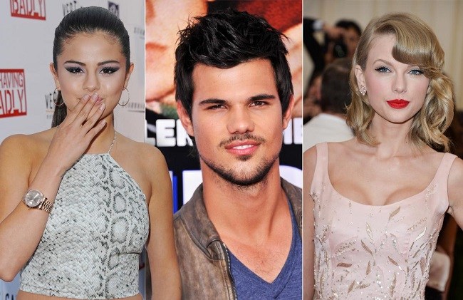 Taylor Swift, Selena Gomez and Taylor Lautner