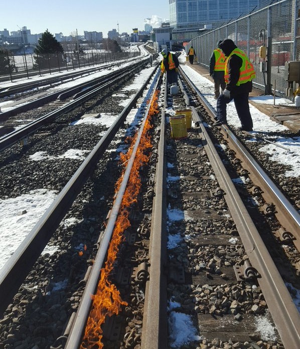 The Burning Train track