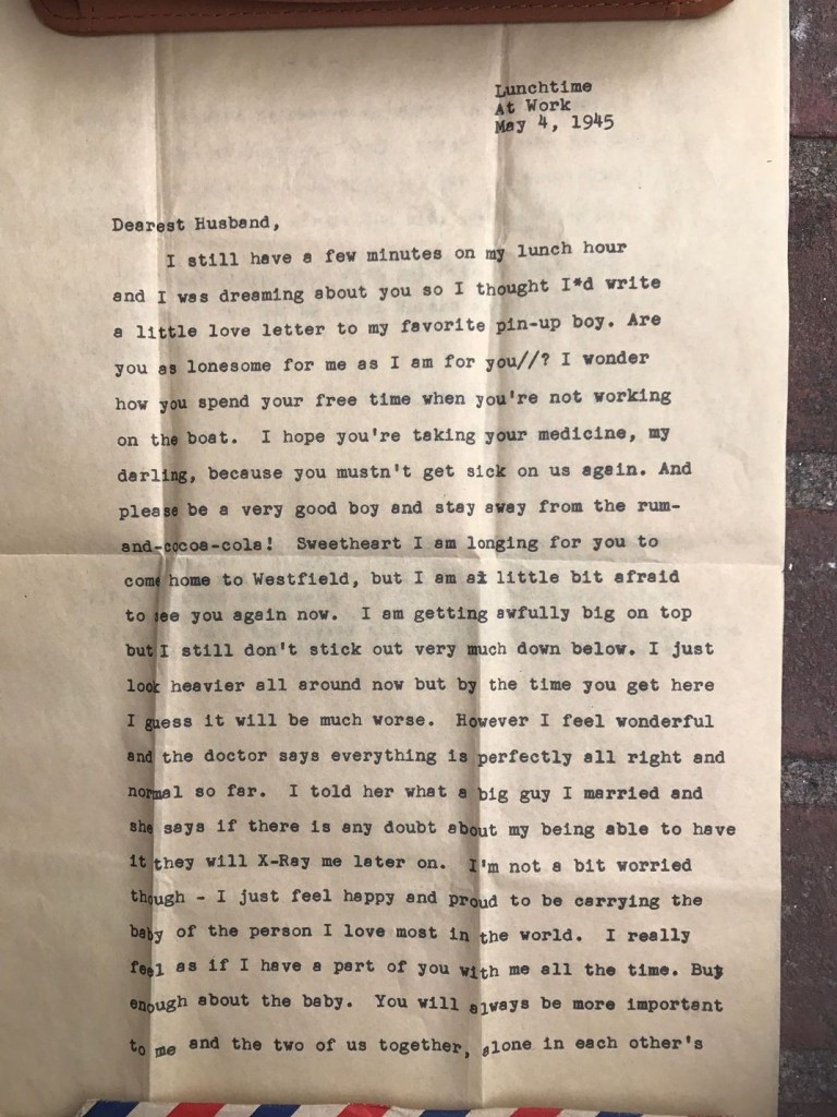 The letter was found in a crack in the attic stairs