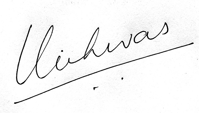 Underlined signature