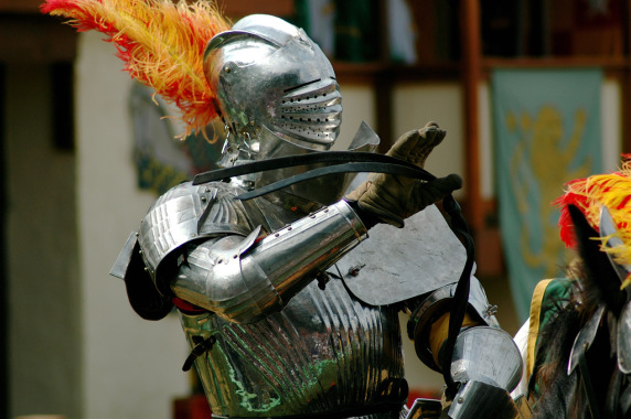 Wearing armor inside the Houses of Parliament