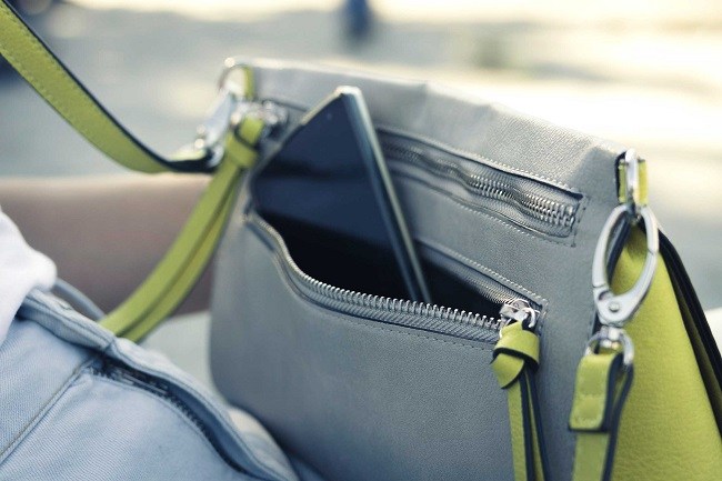 smartphone in your handbag