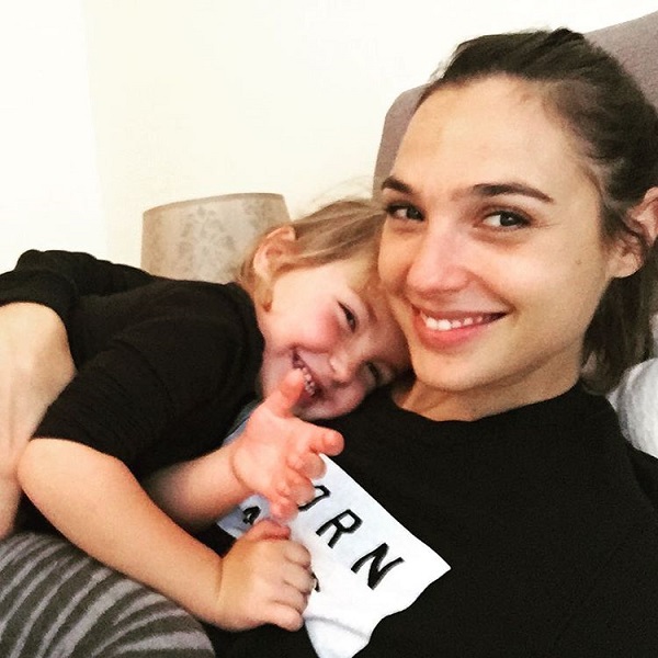 wonder woman with her daughter