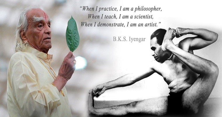 B-K-S Iyengar foremost yoga teacher