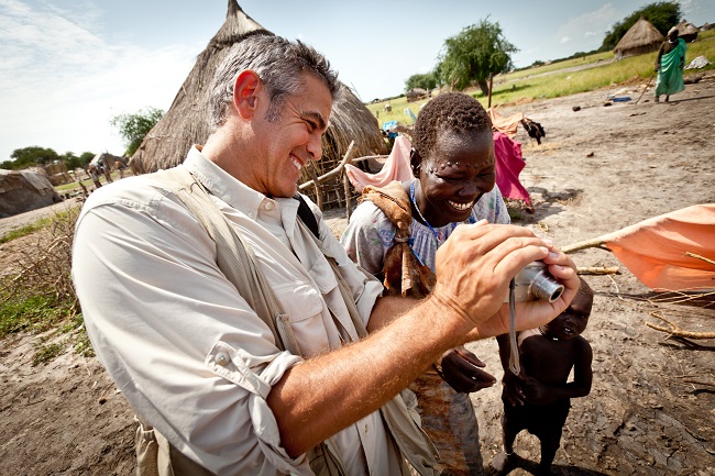 George Clooney kidnapped in Sudan