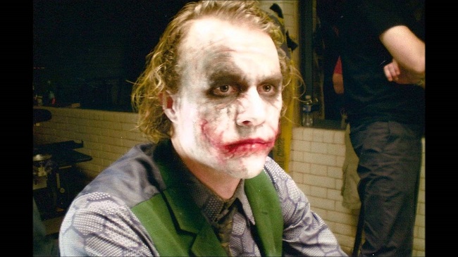 Heath Ledger joker movie scene