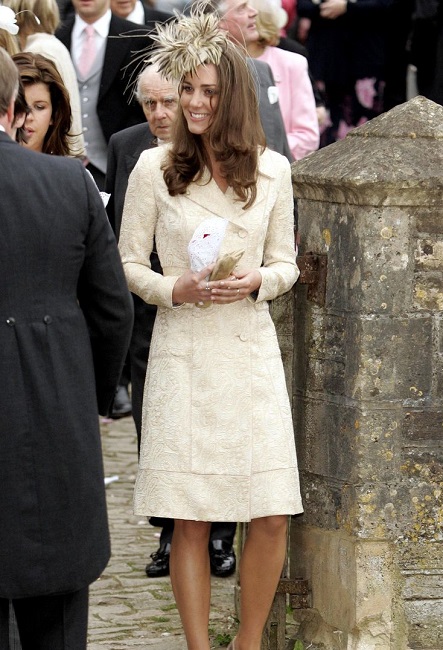 Kate Middleton at wedding of Laura Parker