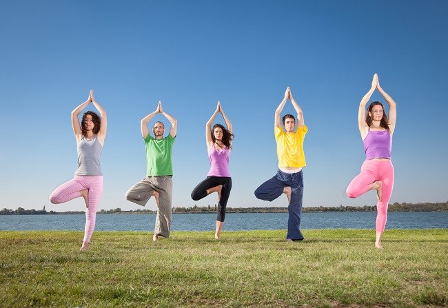 Performing Yoga