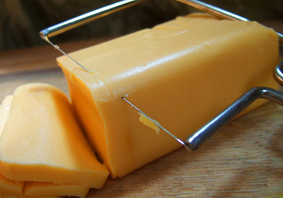 Slices of cheese