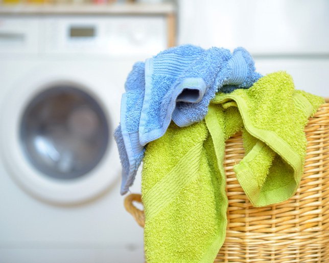 Wash bath towels every week