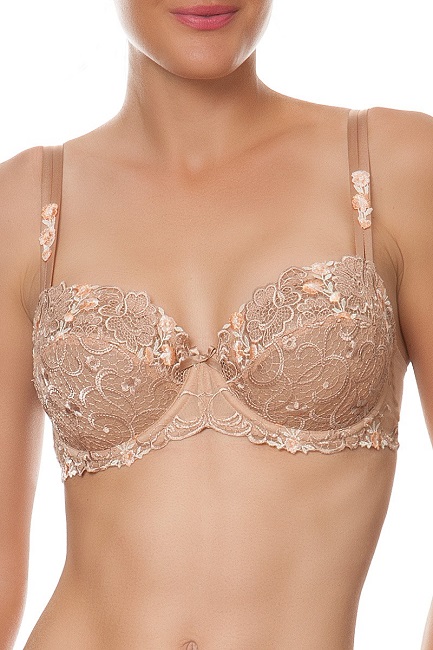 Beige Gold Bra